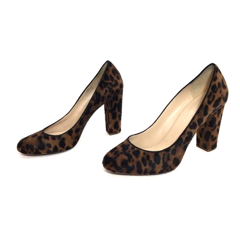 - SOLD - J. Crew Collection Leopard Calf Hair Pump - Picture 4 of 8